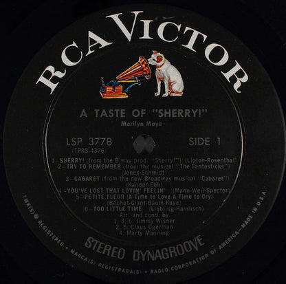 Marilyn Maye : A Taste Of "Sherry!" (LP, Album)