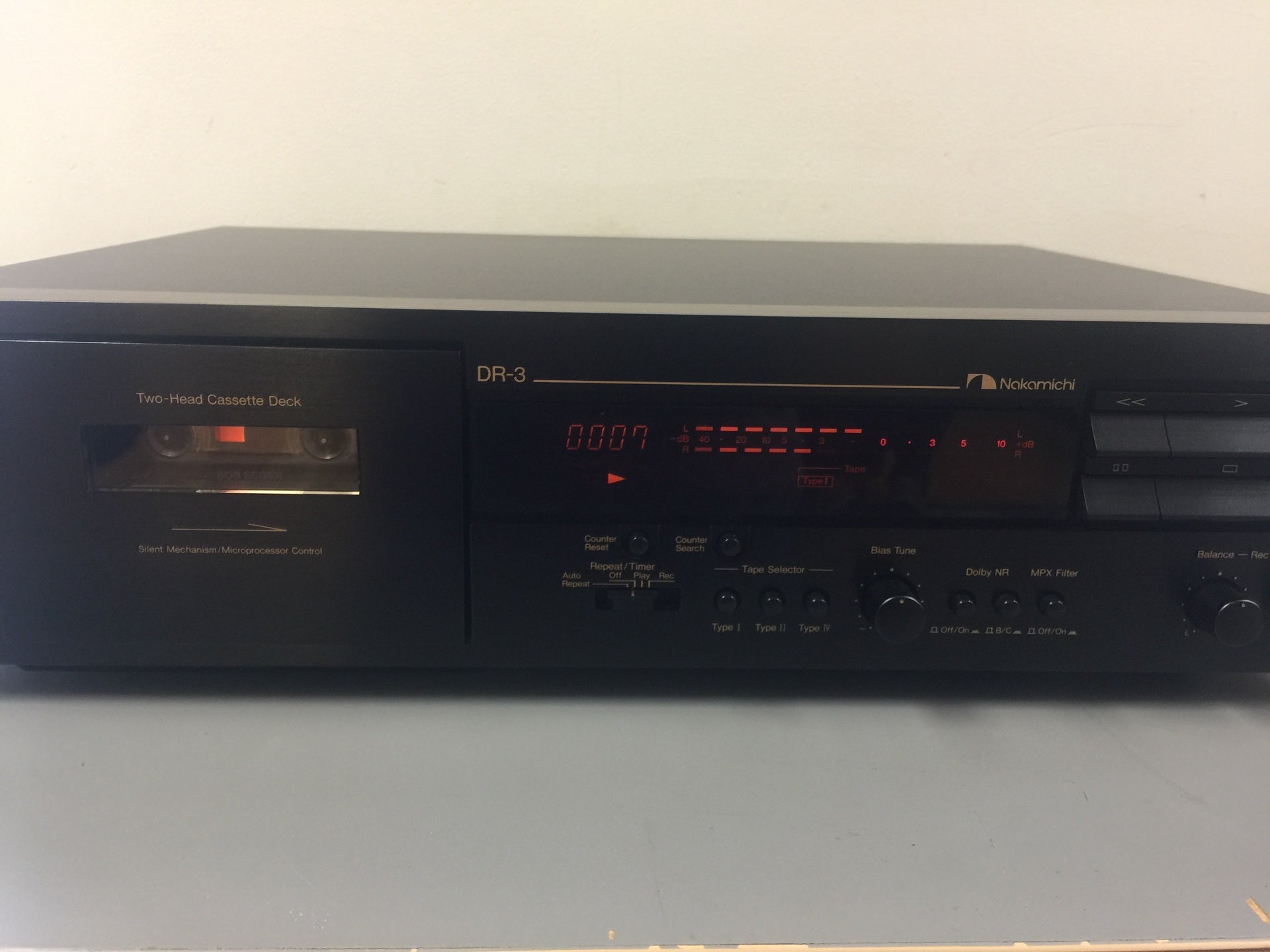 Nakamichi DR-3 Single Cassette Deck * Fully Recapped * Box – The