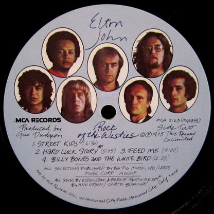 Elton John : Rock Of The Westies (LP, Album, RE, RP, Glo)