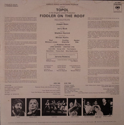 Topol : Fiddler On The Roof (LP, Album)
