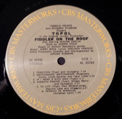 Topol : Fiddler On The Roof (LP, Album)