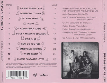 Jefferson Airplane : Surrealistic Pillow (CD, Album, RE, RM)