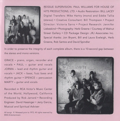 Jefferson Airplane : Surrealistic Pillow (CD, Album, RE, RM)