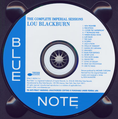 Lou Blackburn : The Complete Imperial Sessions (CD, Comp)