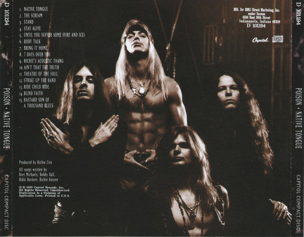 Poison (3) : Native Tongue (CD, Album, Club)