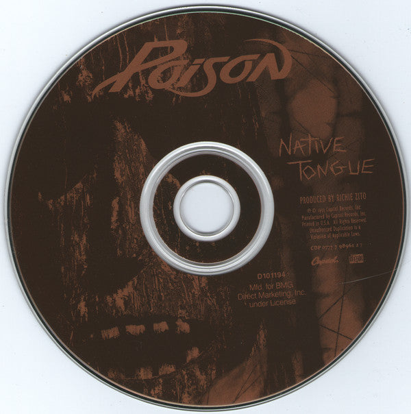 Poison (3) : Native Tongue (CD, Album, Club)