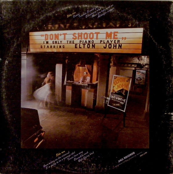 Elton John : Don't Shoot Me I'm Only The Piano Player (LP, Album, RE, Gat)