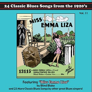 Various : 24 Classic Blues Songs From The 1920's: Vol. 11 (CD, Comp, RM)