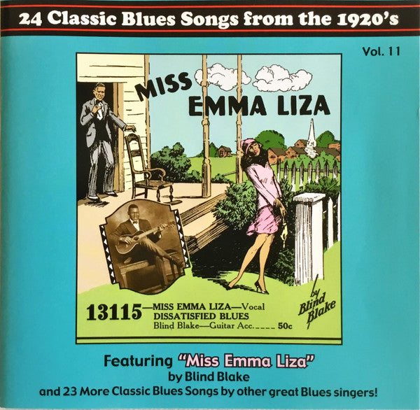 Various : 24 Classic Blues Songs From The 1920's: Vol. 11 (CD, Comp, RM)