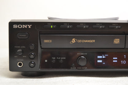Sony RCD-W500C Cd Changer and Cd Recorder * Remote * Fully Serviced * New Belts * Manual