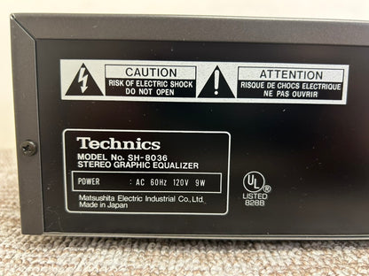 Technics SH-8036 Graphic Equalizer with Spectrum Analyzer * Fully Serviced