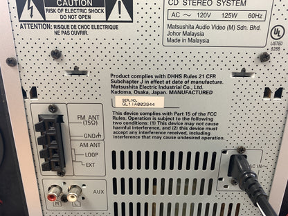 Panasonic SA-PM11 stereo system