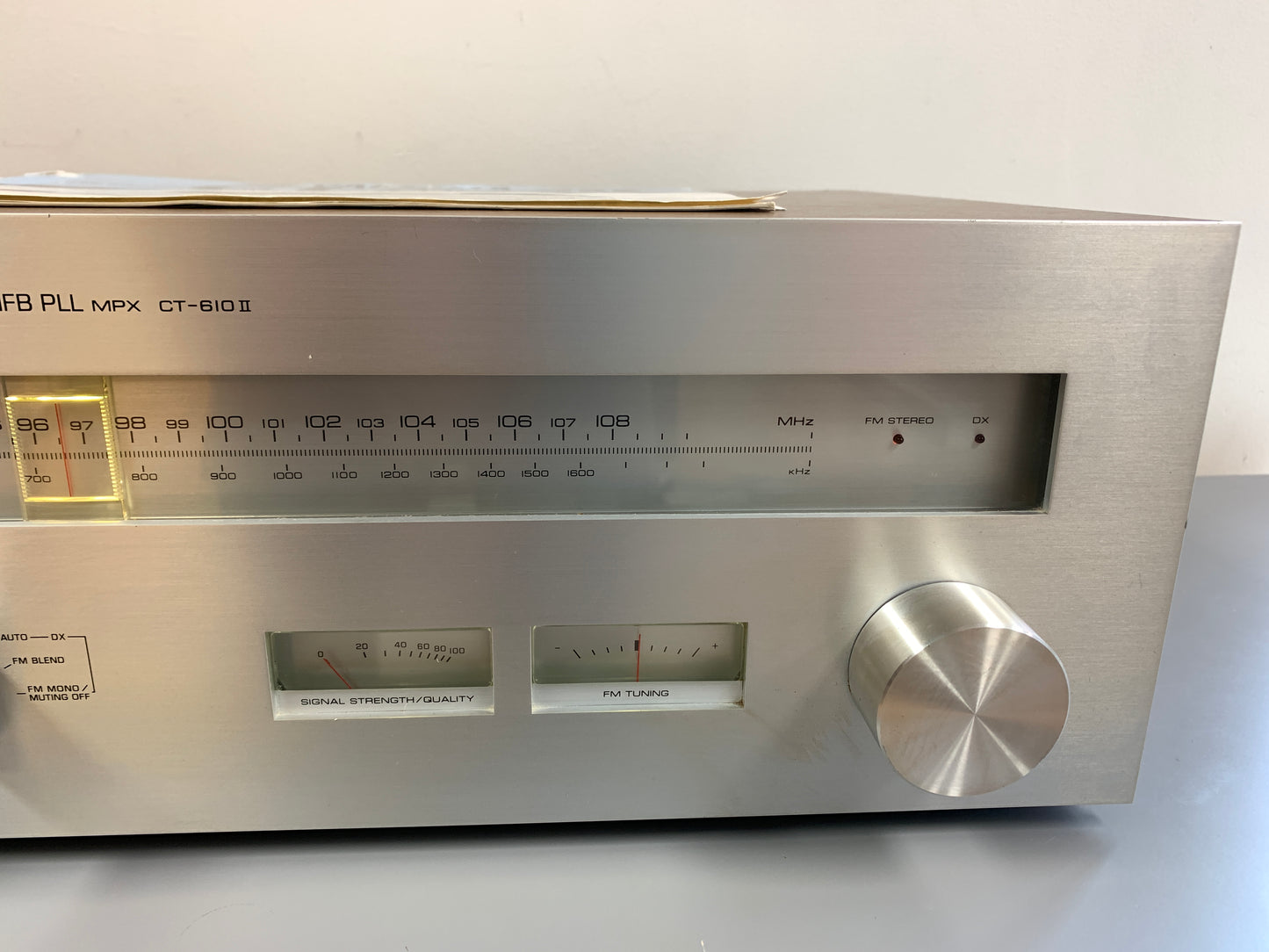 Yamaha CT-610II Stereo Tuner *Manual
