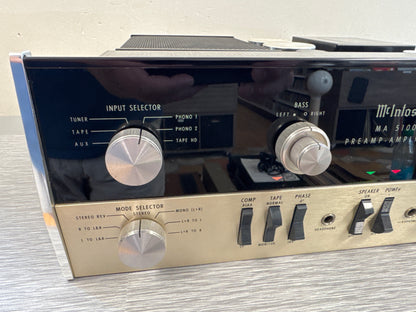 McIntosh MA-5100 Stereo Integrated Amplifier * Fully Serviced * $150 Flat USA Ship