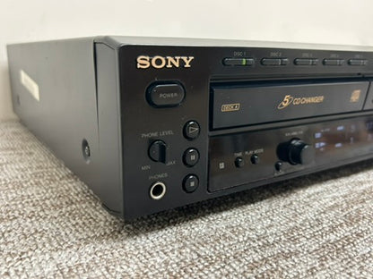 Sony RCD-W500C Cd Changer 5 Discs and CD Recorder * Remote * Fully Serviced * New Belts