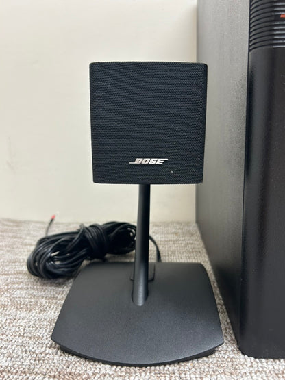 Bose Acoustimass 3 Series IV Speakers * Fully Serviced  * Desk Stands * Manual