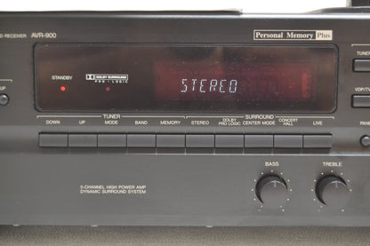 Denon AVR-900 Stereo Receiver * Remote * Fully Serviced * 60W RMS * Manual
