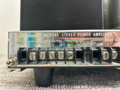 McIntosh MC2205 Stereo Power Amplifier * Fully Serviced * 200W RMS * Local Pickup Only