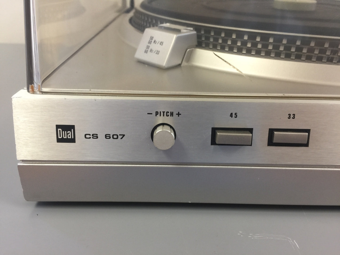 Dual CS-607 Turntable with Shure M95 Cartridge