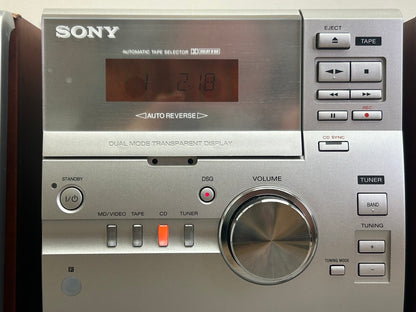 Sony HCD-CP1 CD Deck Receiver * CD - Radio - Cassette - Speakers - Remote