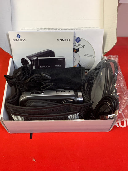 Minola MN50HD 20.0 MegaPixel Camera Recorder Camcorder /w Box and Instructions