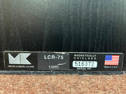 M&K LCR-75 Bookshelf Speakers * Fully Serviced * New Foams 10/2026