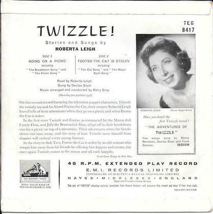Roberta Leigh : Twizzle! (Stories And Songs By Roberta Leigh) (7", EP)
