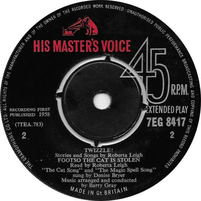 Roberta Leigh : Twizzle! (Stories And Songs By Roberta Leigh) (7", EP)