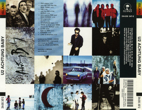 U2 : Achtung Baby (CD, Album, Club, RE, RP, BMG)