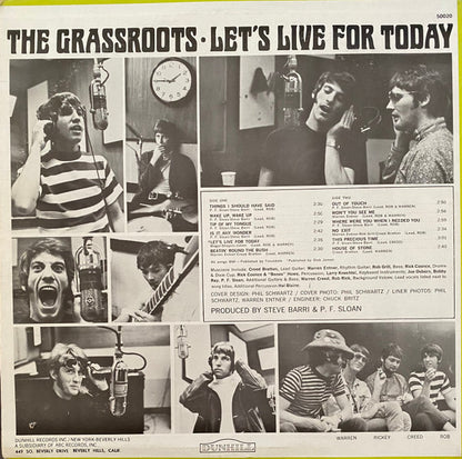 The Grassroots* : Let's Live For Today (LP, Album, RE, Tru)