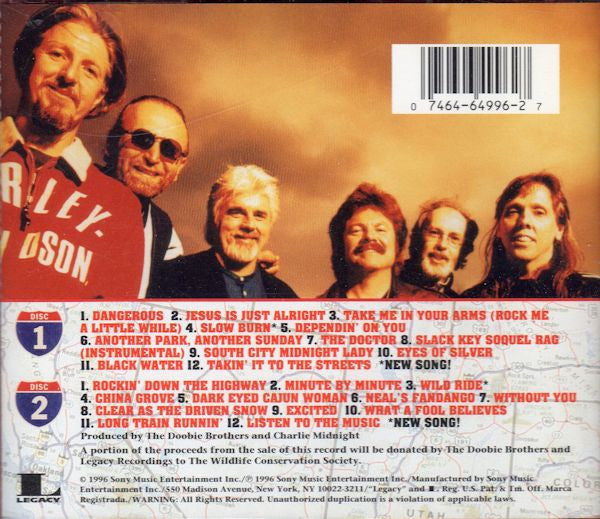 The Doobie Brothers : Rockin' Down The Highway: The Wildlife Concert (2xCD, Album)