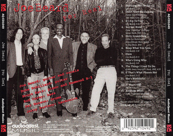 Joe Beard Featuring Duke Robillard And Friends* : For Real (CD, Album)
