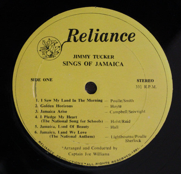 Jimmy Tucker : Sings Of Jamaica (LP, Album)