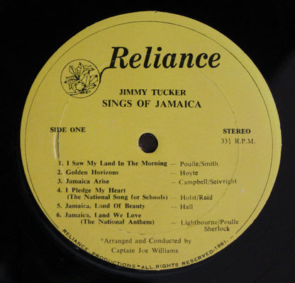 Jimmy Tucker : Sings Of Jamaica (LP, Album)