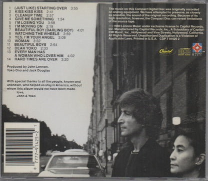 John Lennon & Yoko Ono : Double Fantasy (CD, Album, RE)
