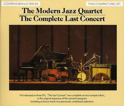 The Modern Jazz Quartet : The Complete Last Concert (2xCD, Album)