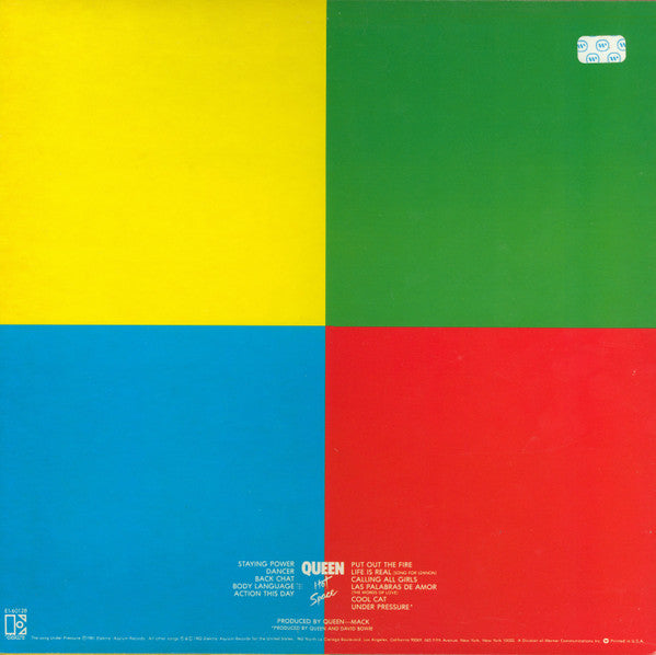 Queen : Hot Space (LP, Album, SP )