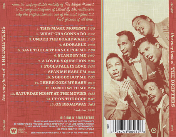 The Drifters : The Very Best Of The Drifters (CD, Comp)