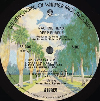 Deep Purple : Machine Head (LP, Album, RP, Ter)