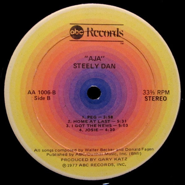 Steely Dan : Aja (LP, Album, RP, Kee)