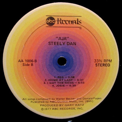 Steely Dan : Aja (LP, Album, RP, Kee)