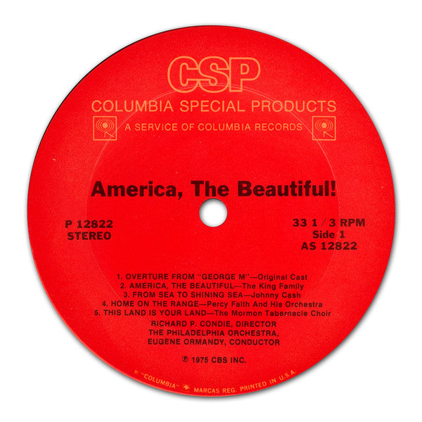 Various : America, The Beautiful! (LP, Comp)
