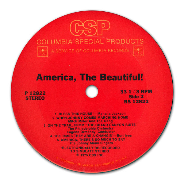Various : America, The Beautiful! (LP, Comp)