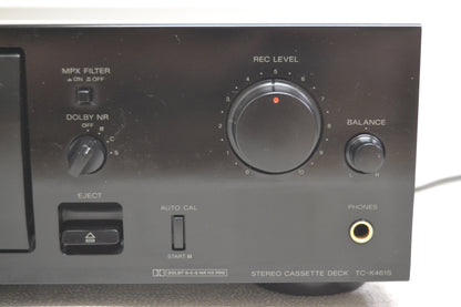 Sony TC-K461S Single Cassette Deck * Fully Serviced * New Belts