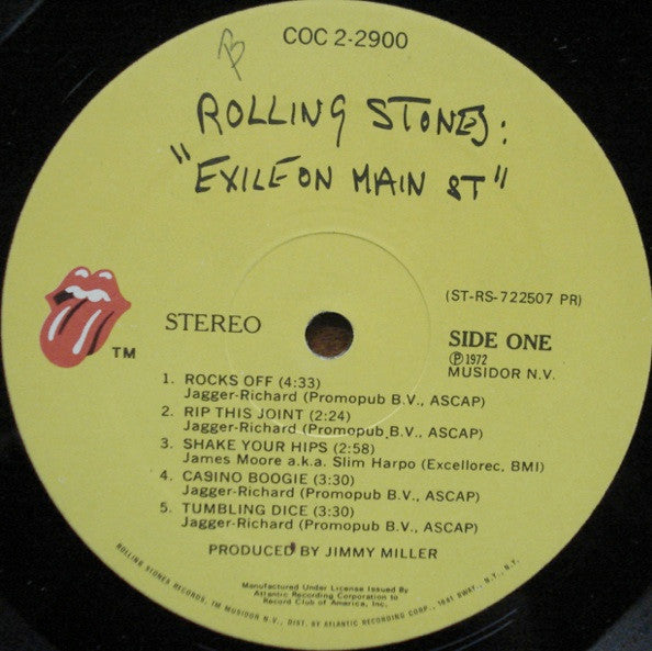 The Rolling Stones : Exile On Main St. (2xLP, Album, Club, Uni)