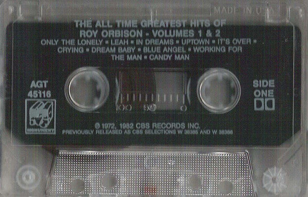 Roy Orbison : The All-Time Greatest Hits Of Roy Orbison (Cass, Comp)