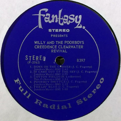 Creedence Clearwater Revival : Willy And The Poor Boys (LP, Album, Roc)