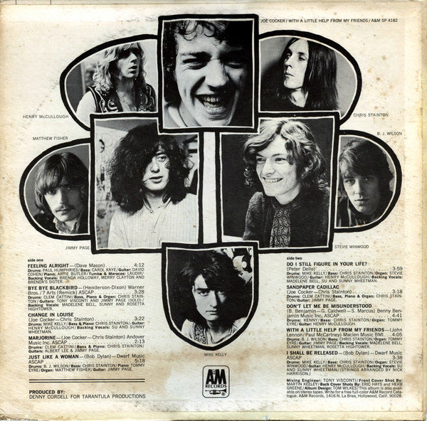 Joe Cocker : With A Little Help From My Friends (LP, Album, Ter)