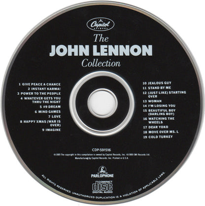 John Lennon : The John Lennon Collection (CD, Comp, Club, RE, RP)