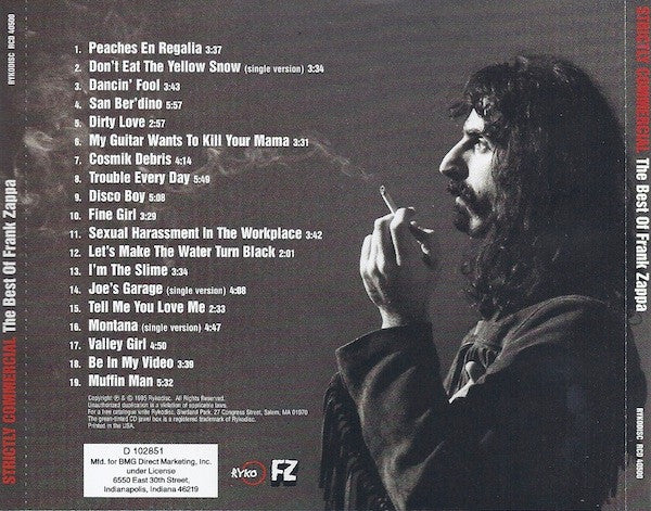 Frank Zappa : Strictly Commercial (The Best Of Frank Zappa) (CD, Comp, Club, RP)